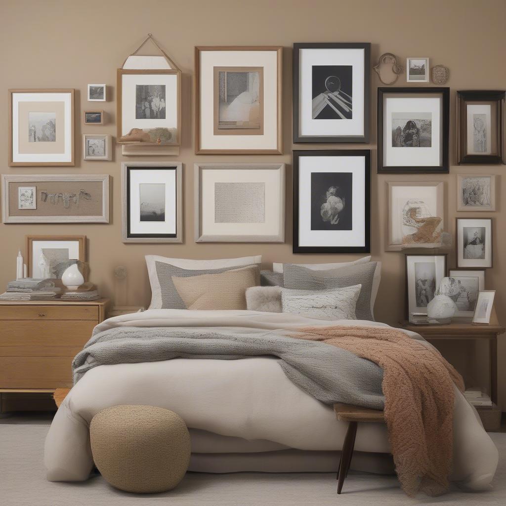 Creative Gallery Wall Ideas for the Bedroom