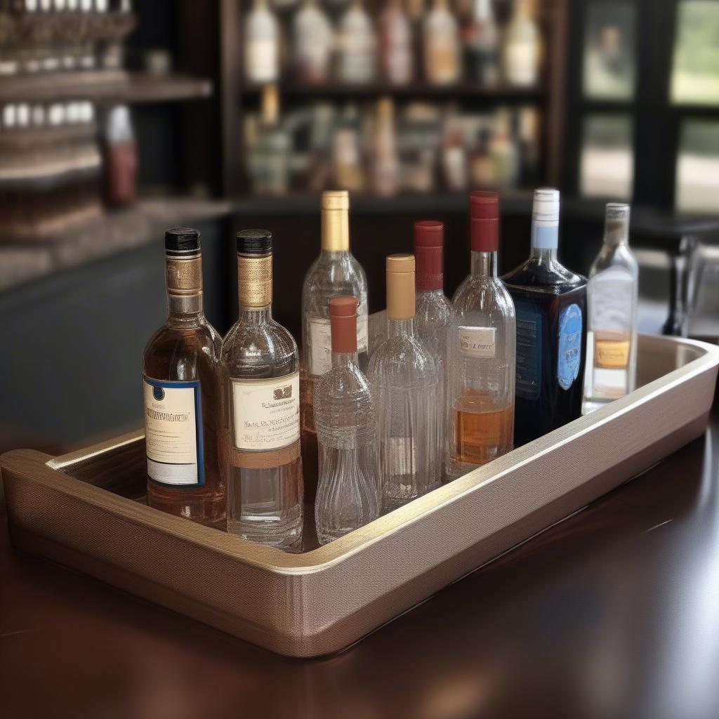 Benefits of Using a Tray for Liquor Bottles: Organization, Protection, Portability, and Presentation