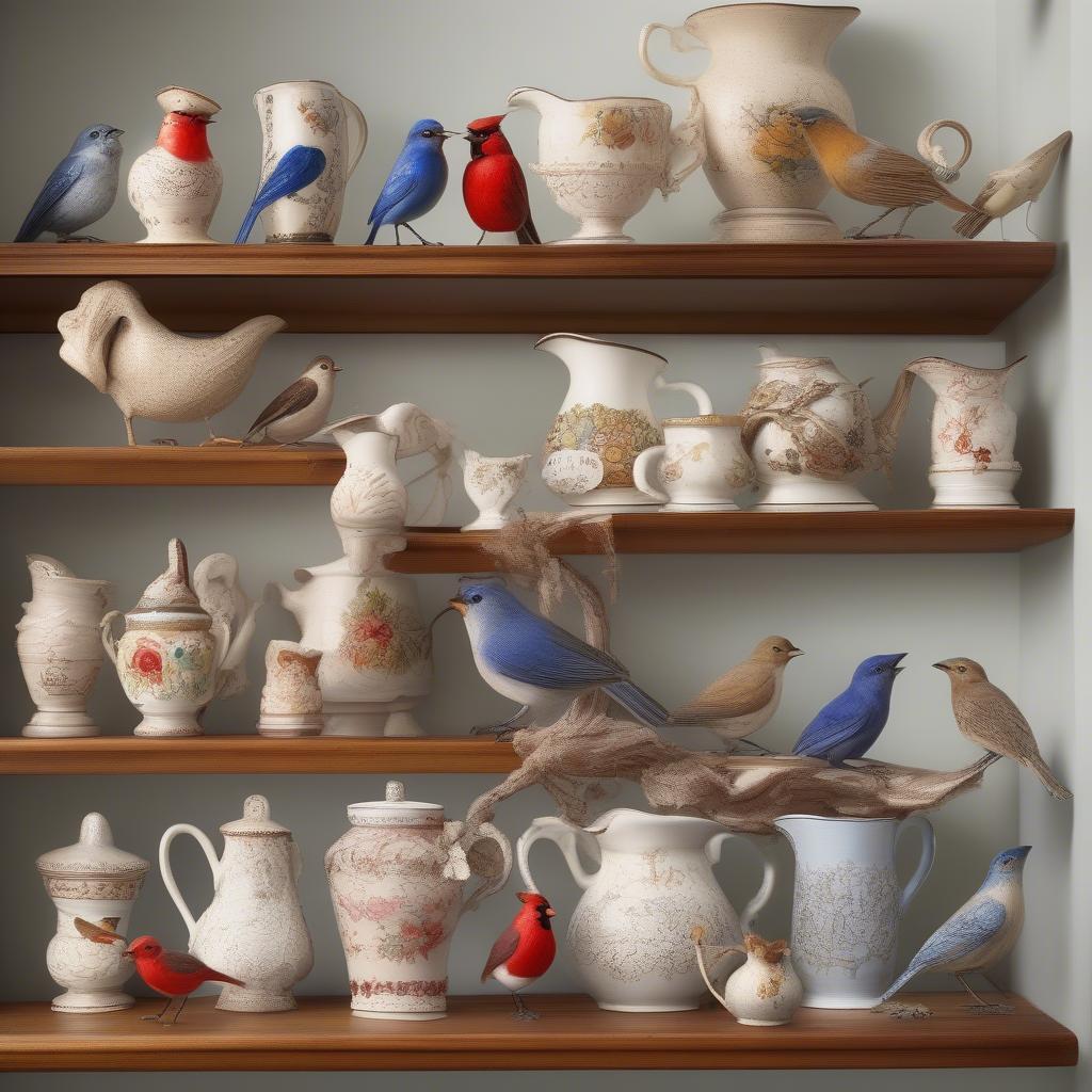 Antique Bird Creamer Collection