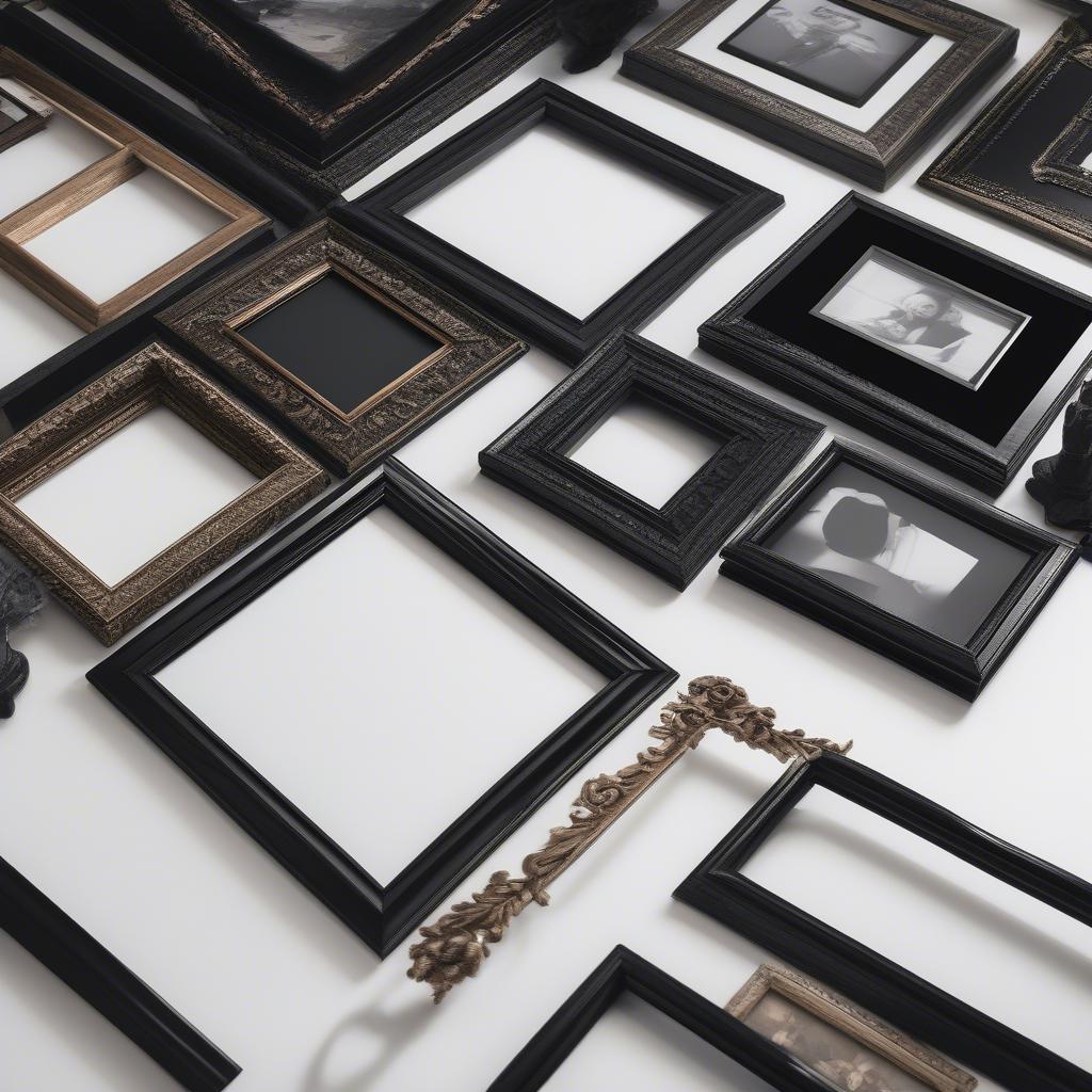 Different Black 24x36 Picture Frame Styles