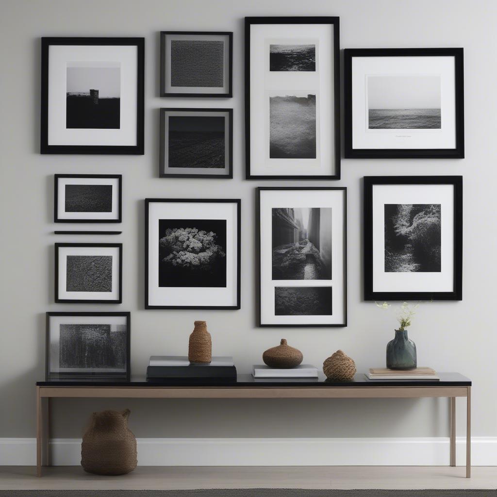 Black 8x10 Frames Gallery Wall