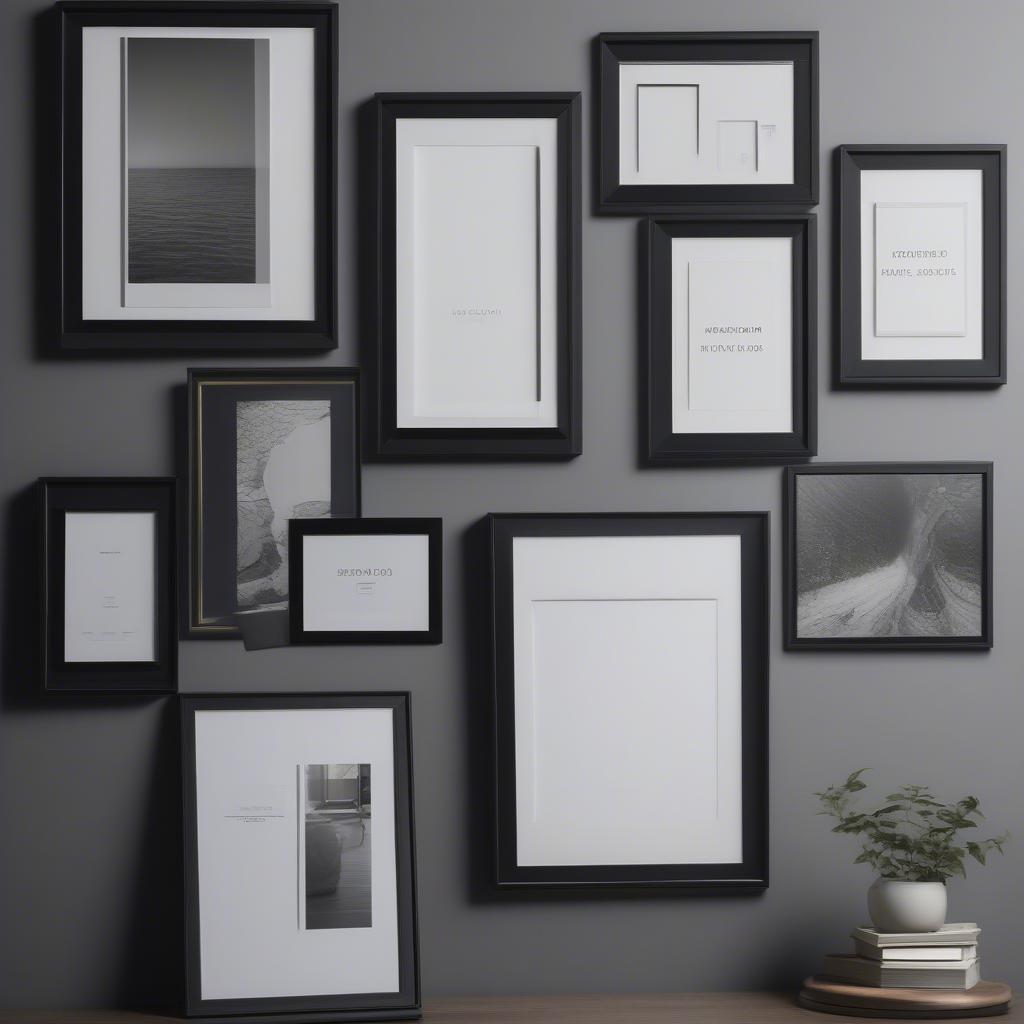 Modern Black 8x10 Frames