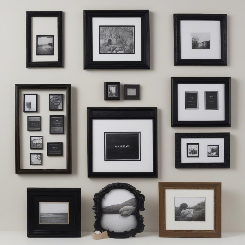 Black 8x10 Wood Frames