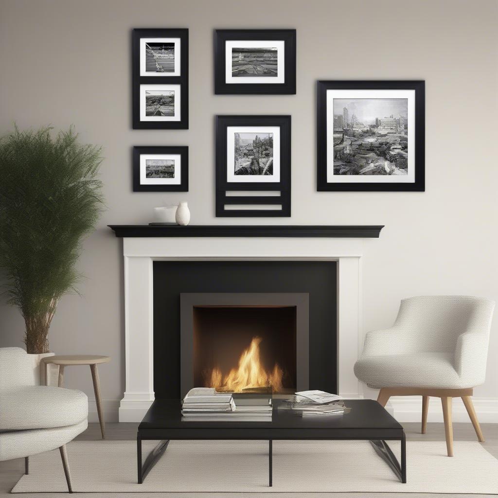 Decorating with Black 24x36 Frames