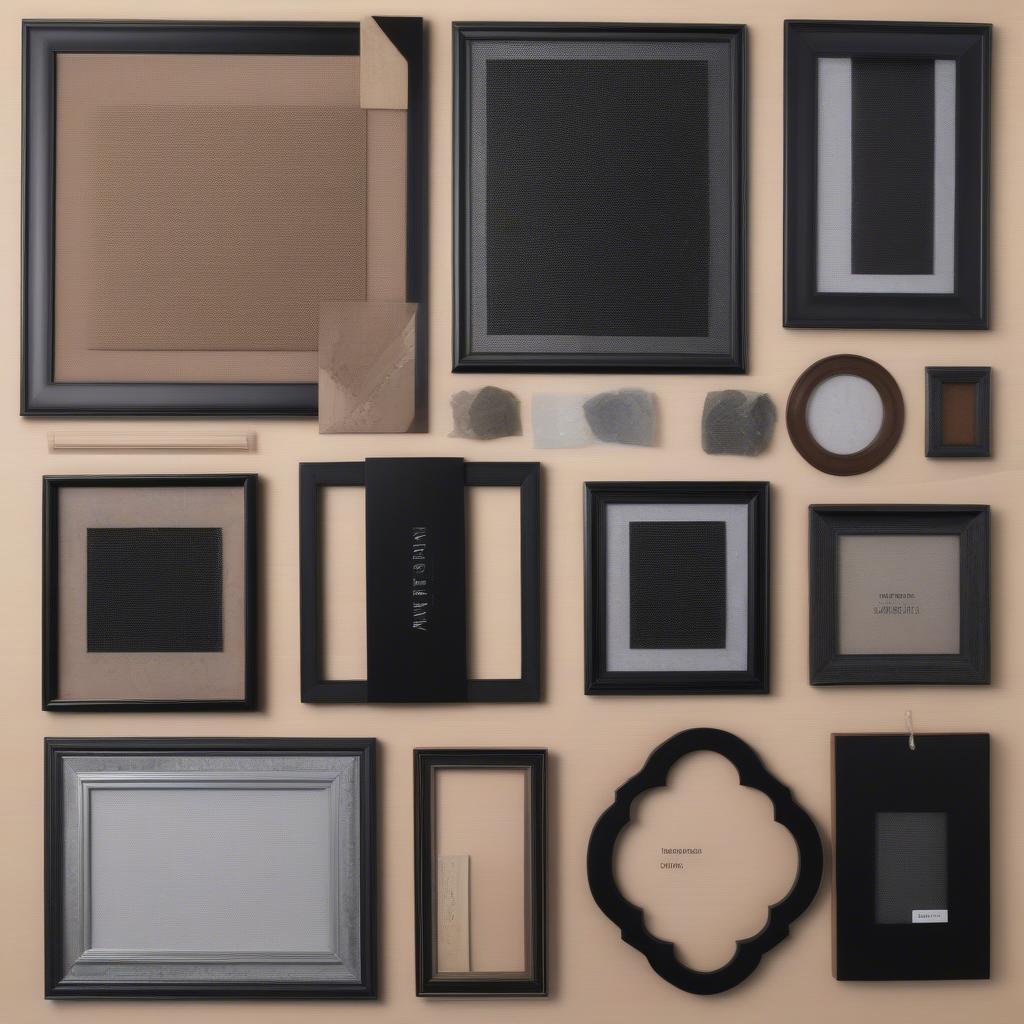 Black Frame 24x36 Materials Options