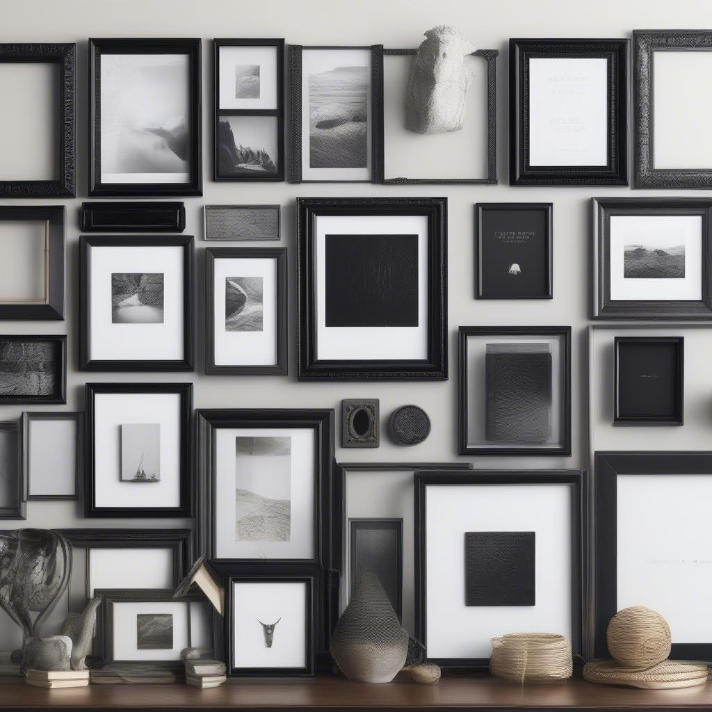 Variety of Black Frames