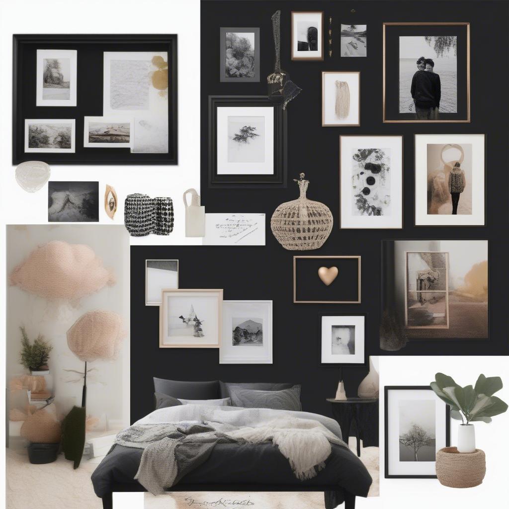 Black Heart Frame Decor Ideas