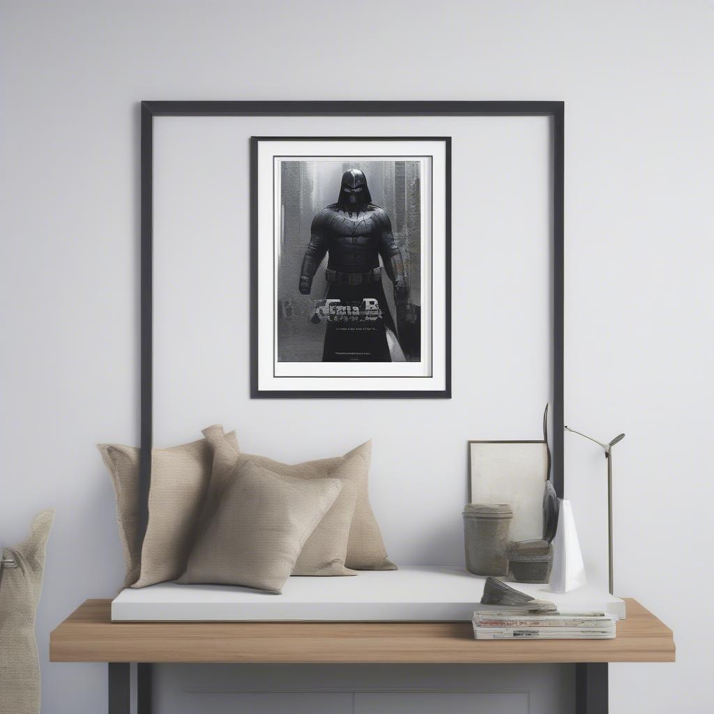 Black Matted Frame for 11x14 Poster