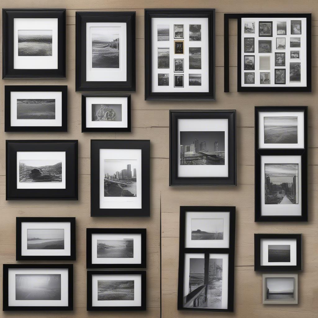 Different Black Photo Frame Styles