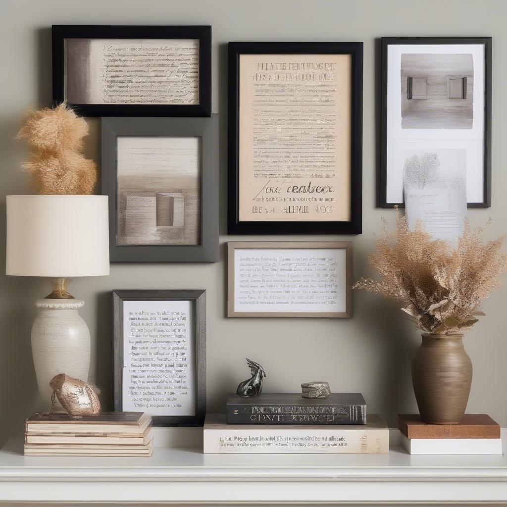 Creative Ways to Display Book Quote Wall Art