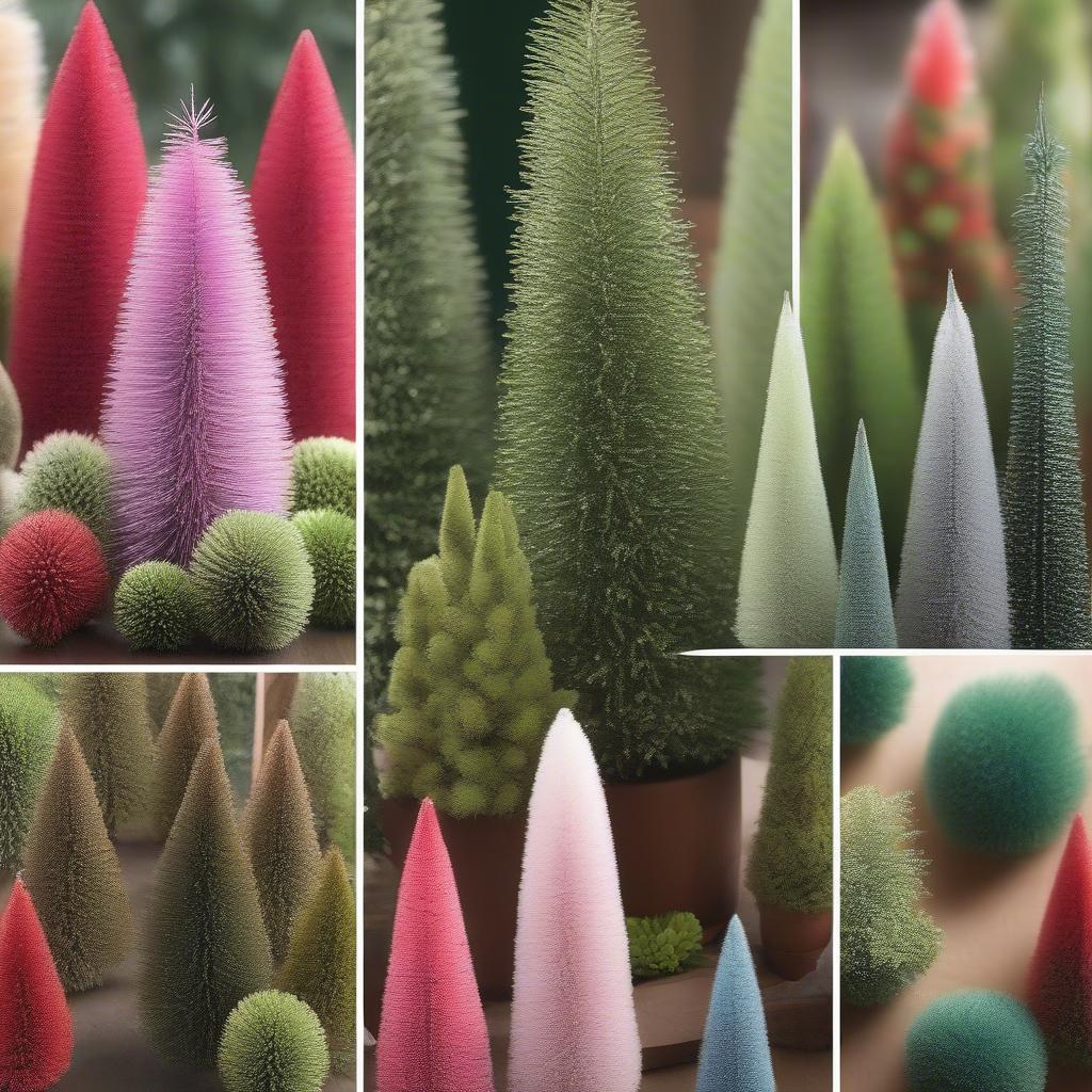 Variety of Bottle Brush Trees