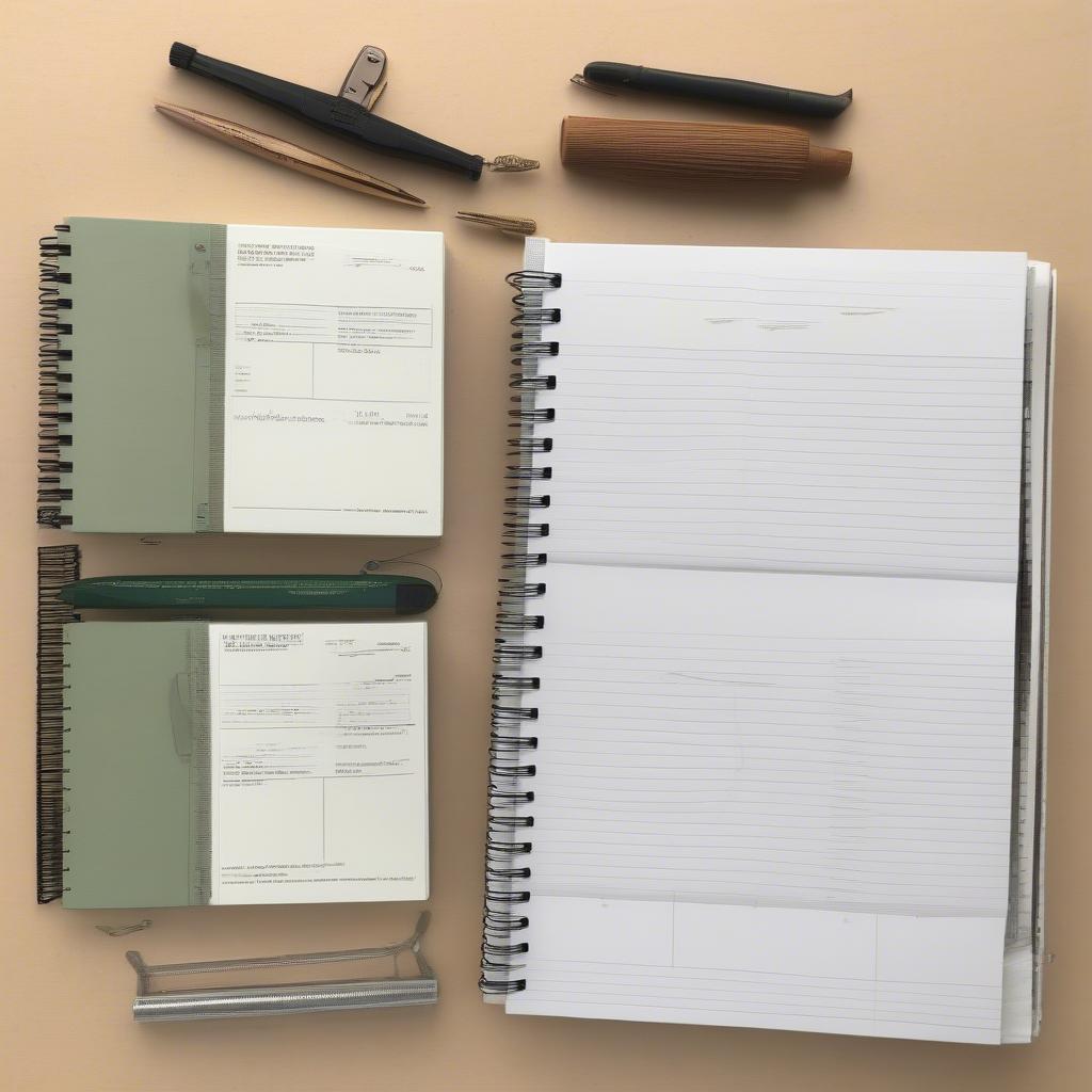 Types of Bound Notebooks