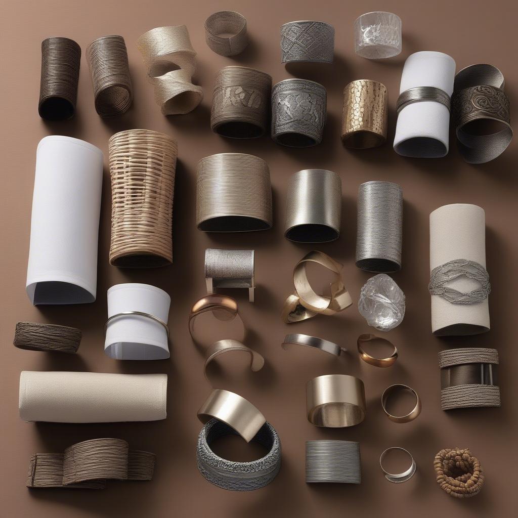 Various Bulk Napkin Ring Styles