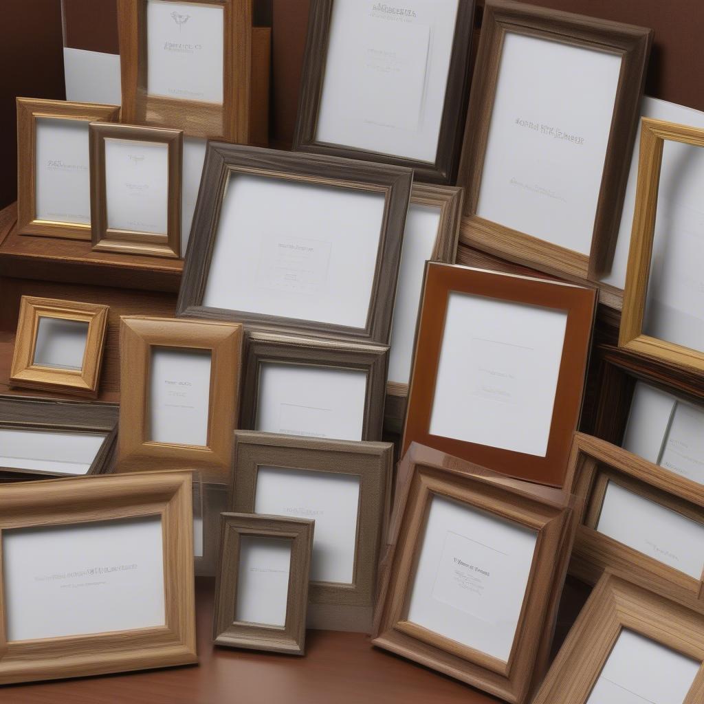 Bulk Photo Frames in Various Materials and Sizes