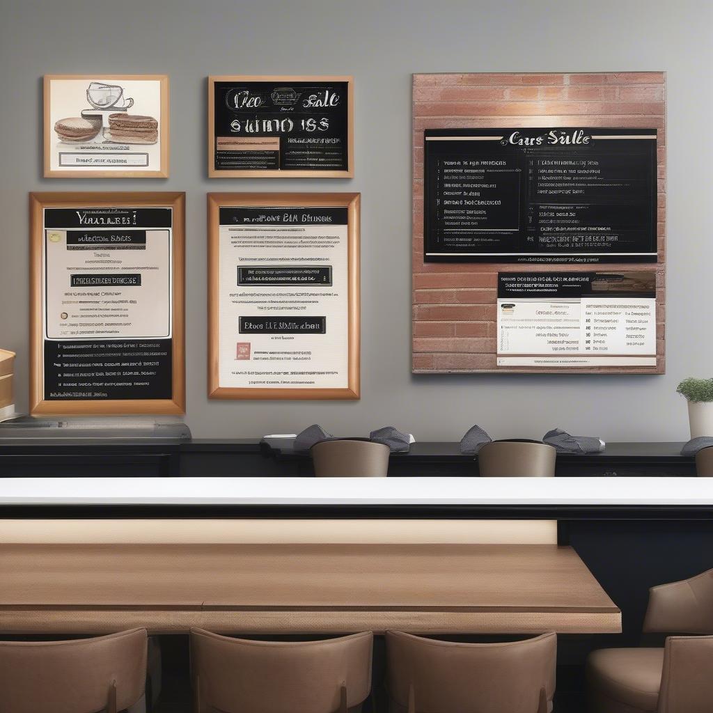 Examples of Canvas Signs Used in Business Settings