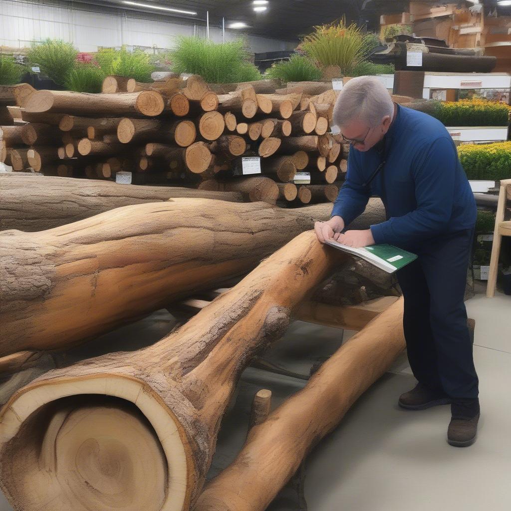 Shopping for Hollow Log Planters