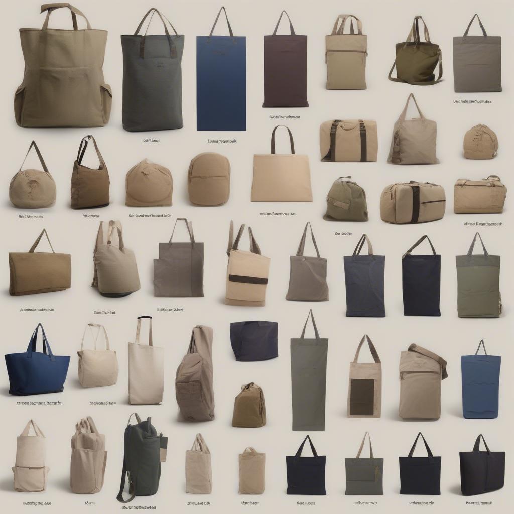 Different Types of Canvas Big Size Bags