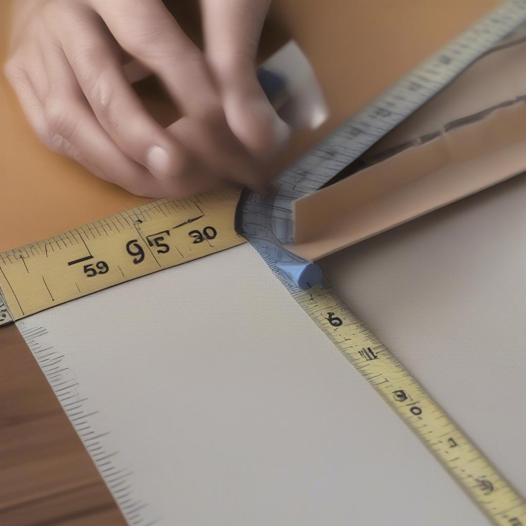 Measuring Canvas for Frame