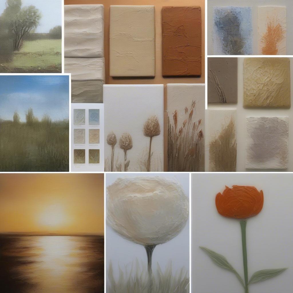 Various Canvas Painting Techniques