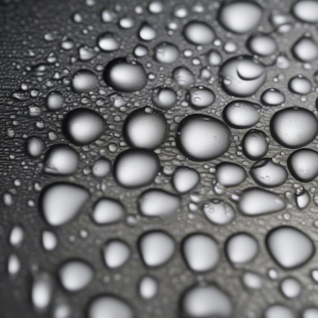 Close-up view of the texture of a canvas photo print