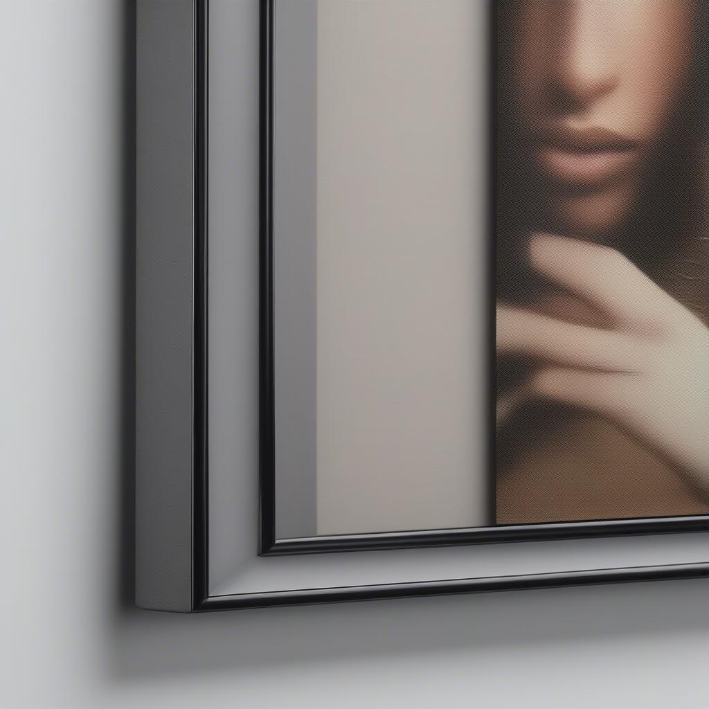 Protecting canvas prints with frames