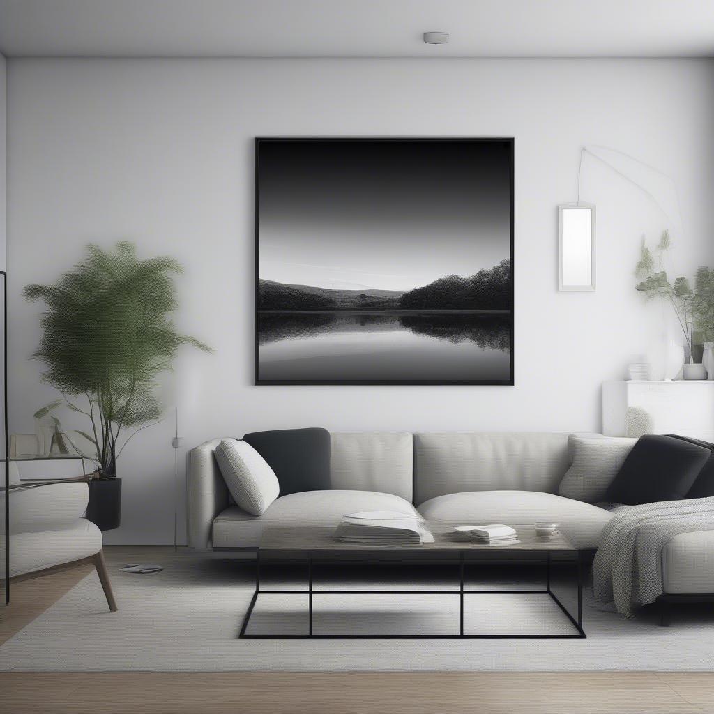 Floating Canvas Picture Frames Showcase Modern Art