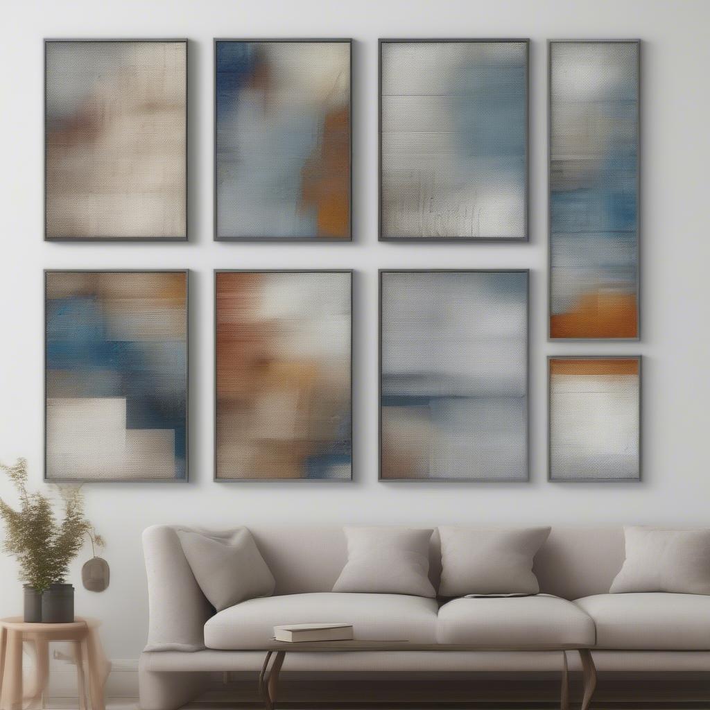 Canvas Prints Showcased in Various Frames