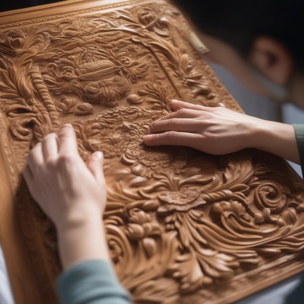 Properly cleaning and maintaining custom wood artwork to ensure its longevity.