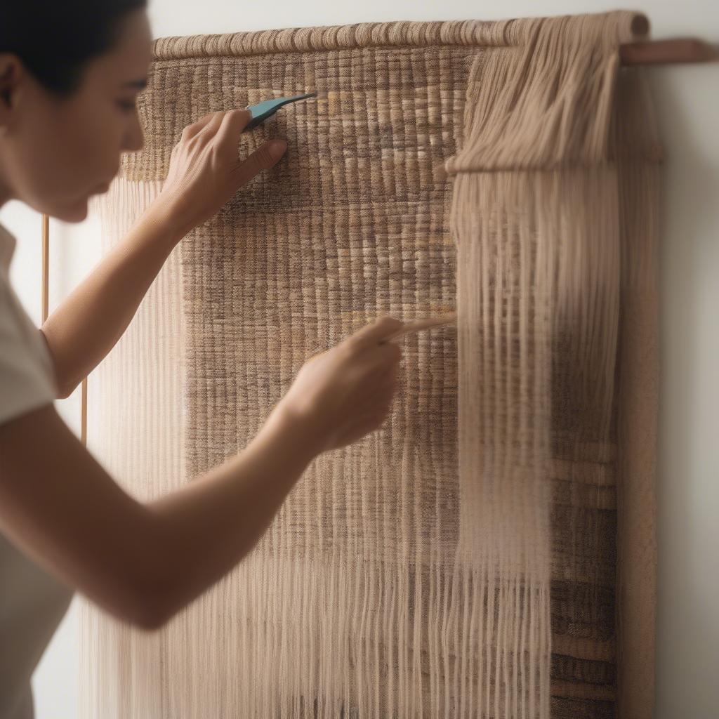 Tips for caring for woven wall art