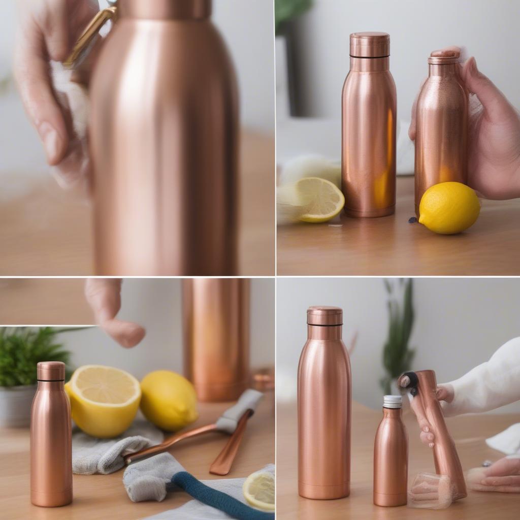 Cleaning and Maintaining a Copper Water Bottle