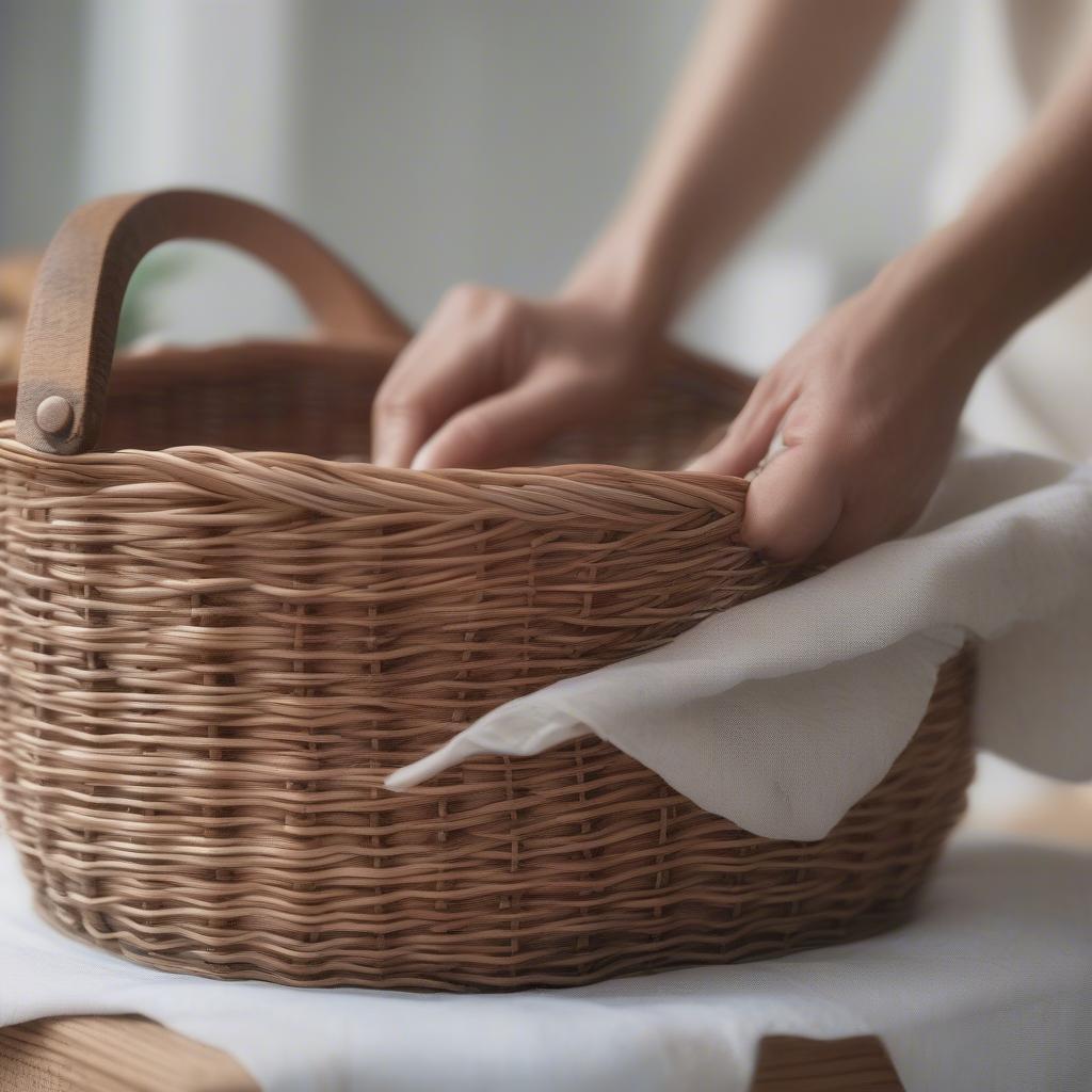 Caring for Wicker and Rattan Baskets