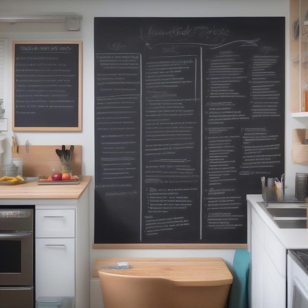 Chalkboard Practical Uses in Kitchen and Office