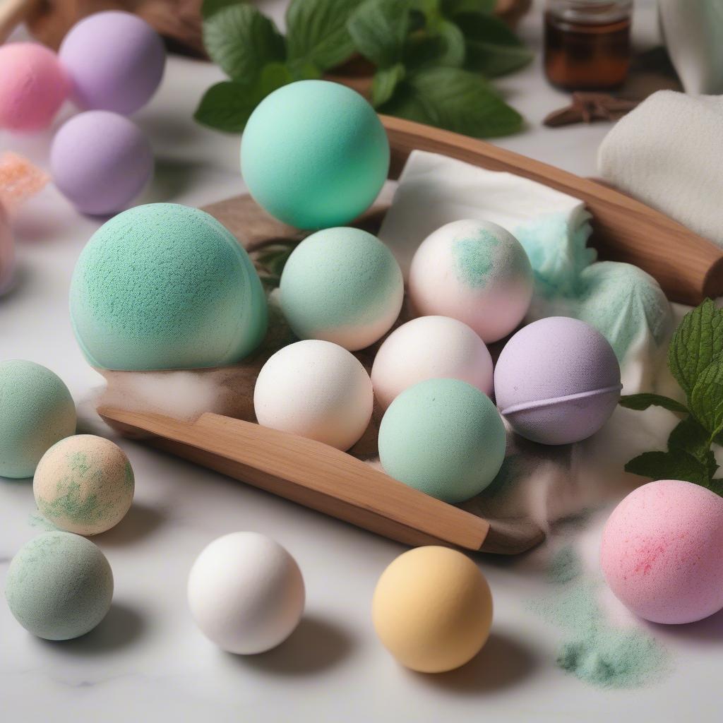 Choosing Peppermint Bath Bombs