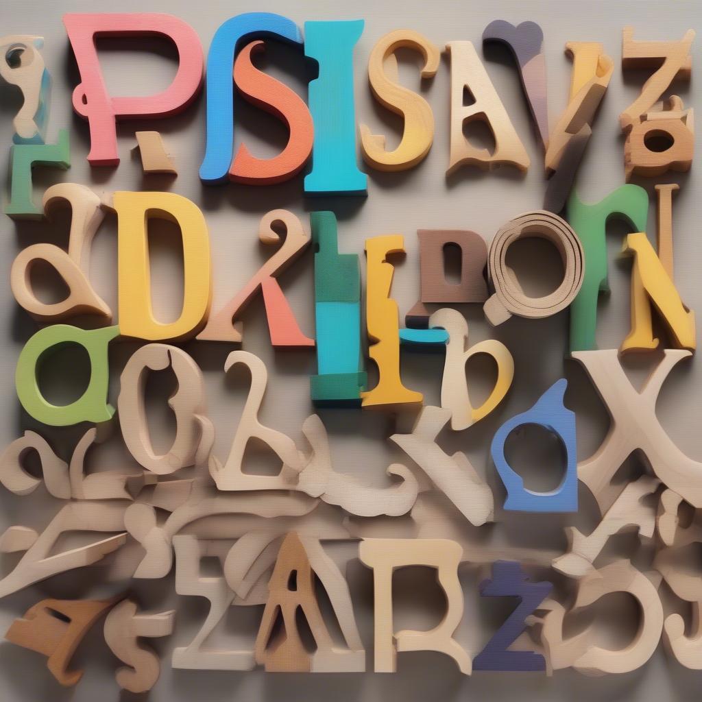 Choosing the perfect wooden letters for wall decor