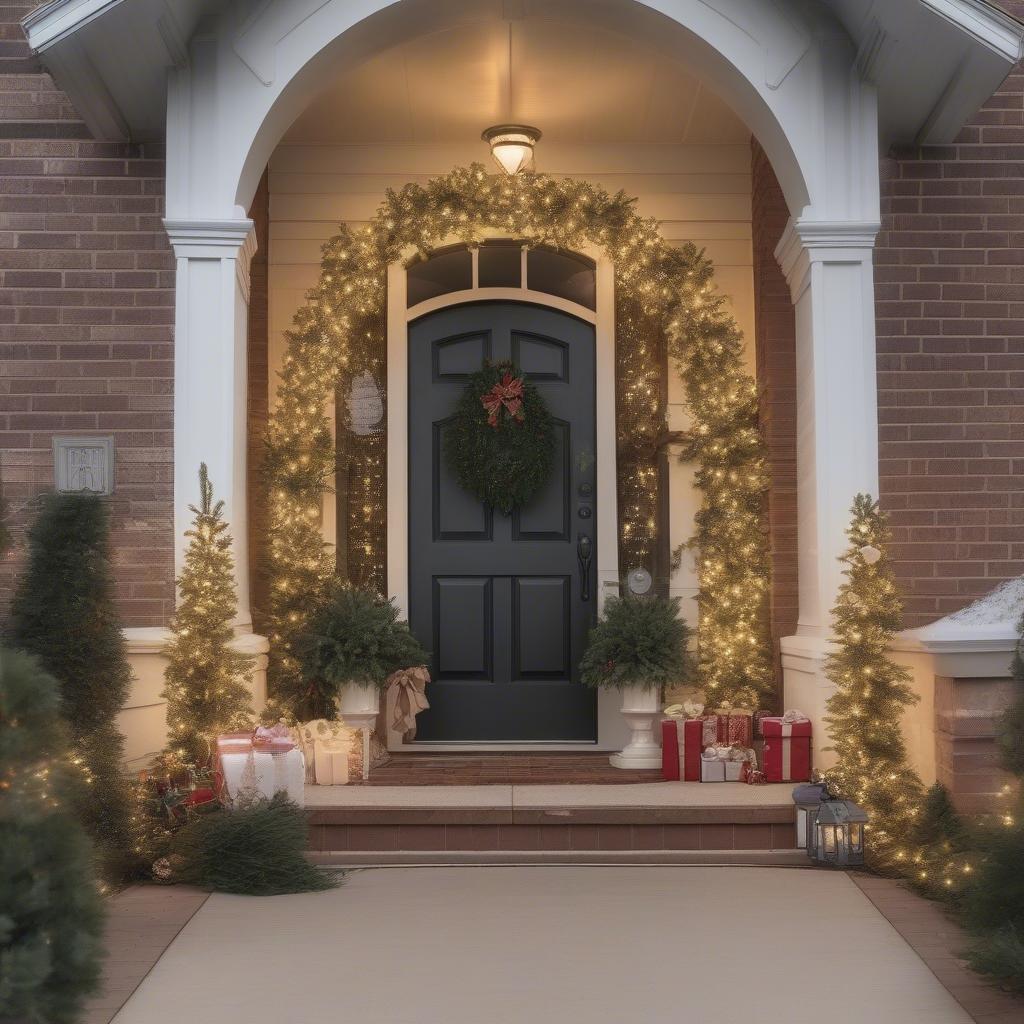 Christmas Arch for Entryway