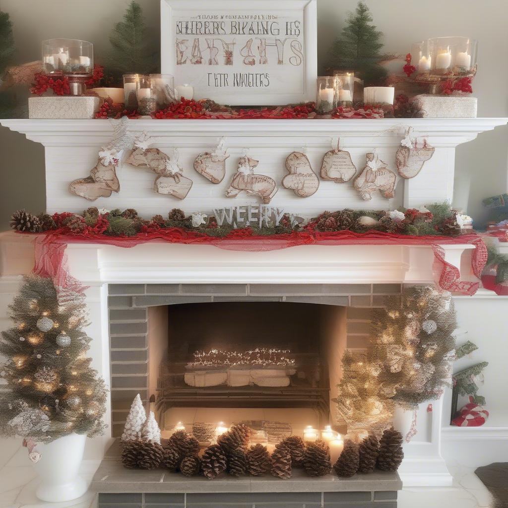 Christmas Baking Sign Display Ideas