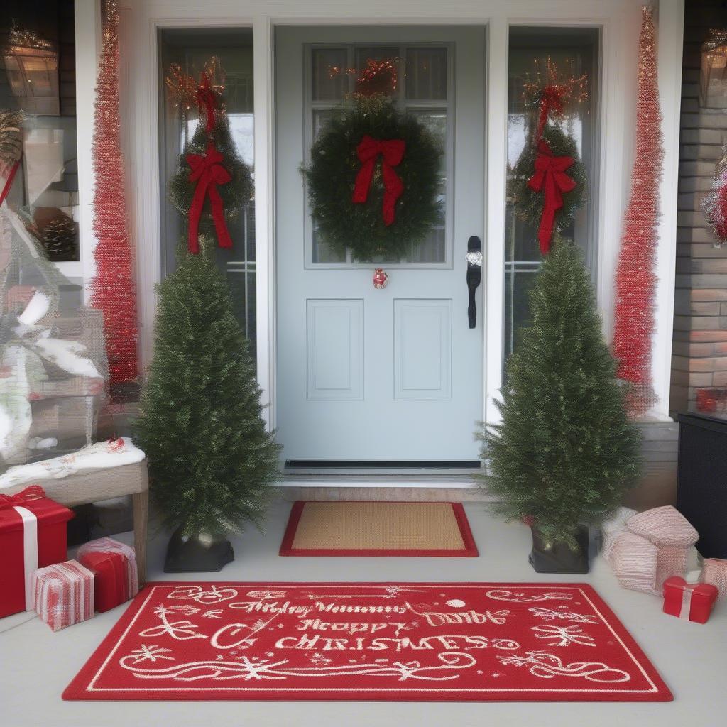 Proper Placement of Christmas Doormats