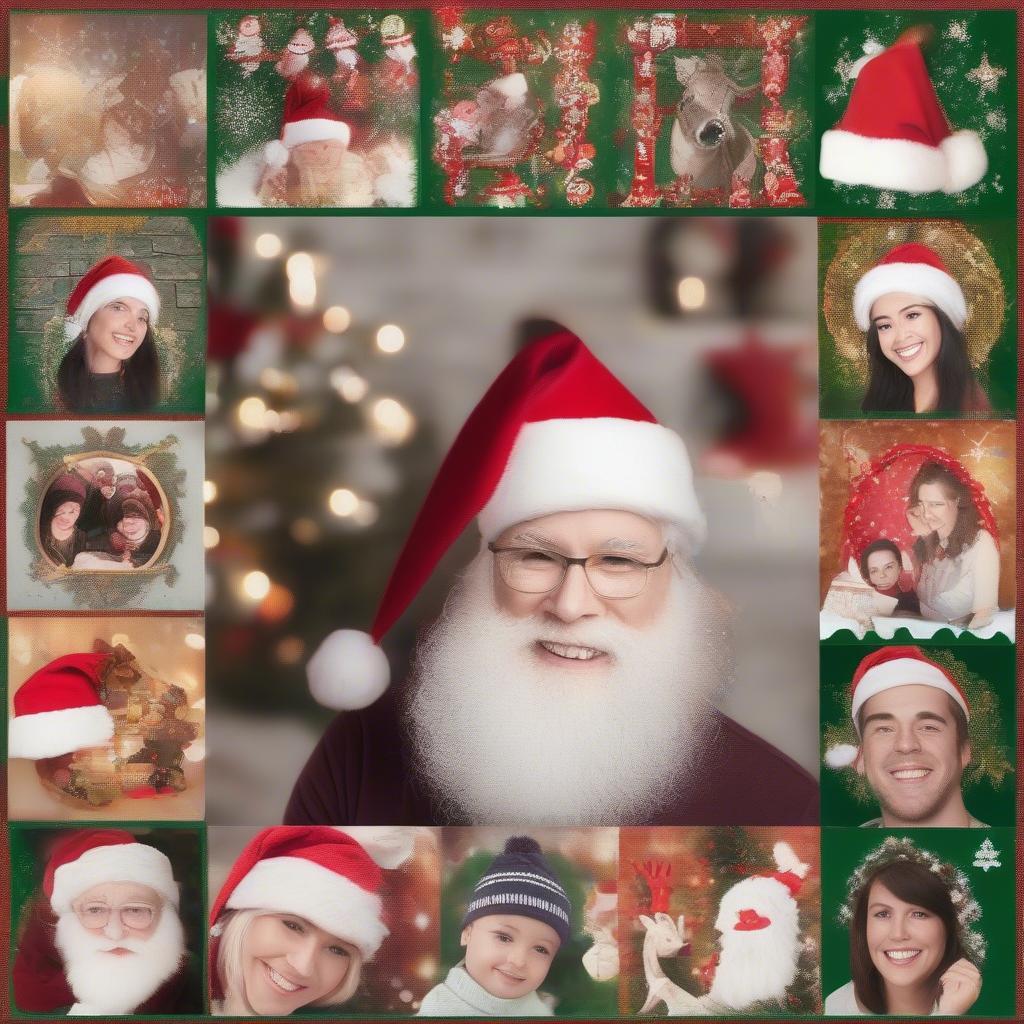 Variety of Christmas Facebook Frames