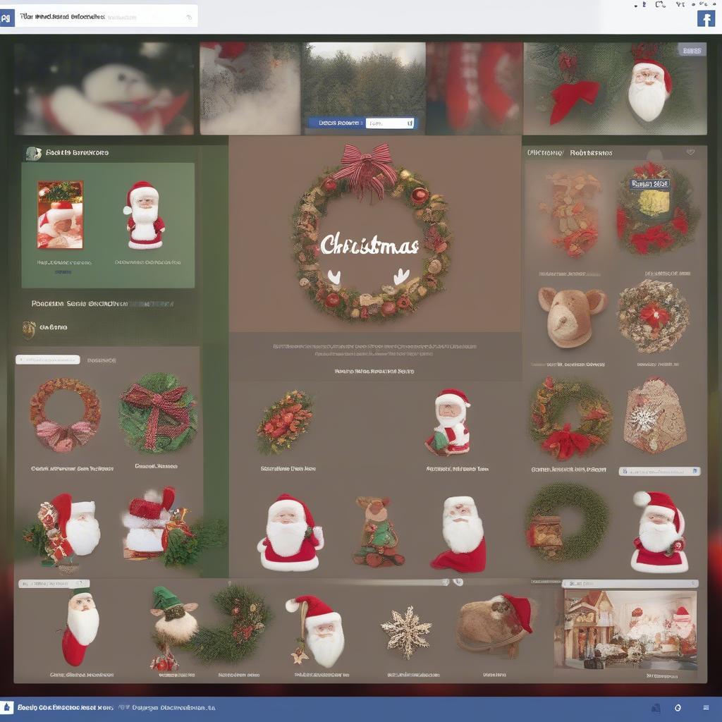 Christmas Facebook Profile Frames Options