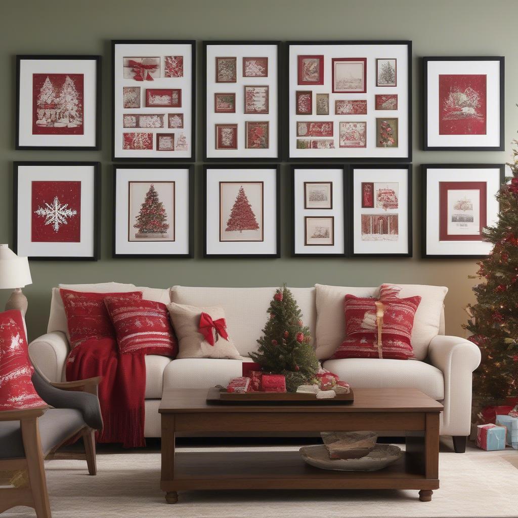 Creating a Festive Christmas Gallery Wall