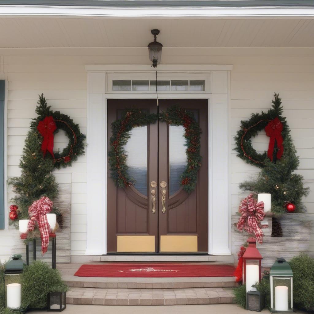 Christmas Hanging Sign on Front Door