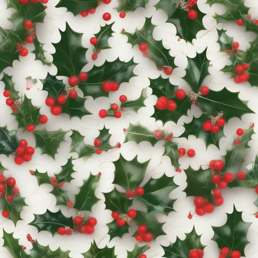 Christmas Holly Digital Designs