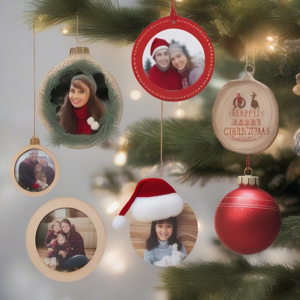 Creative Ideas for Christmas Photo Ornaments