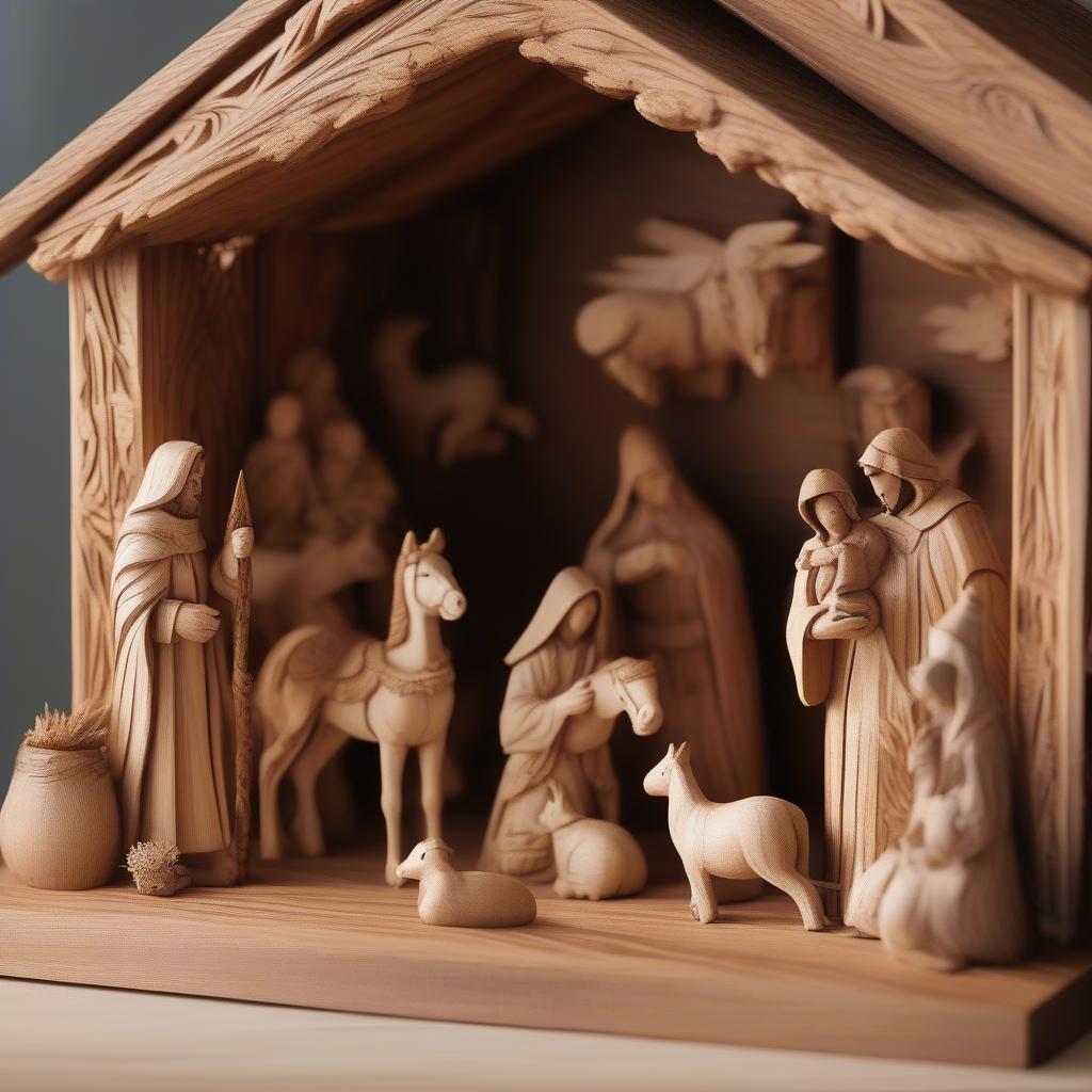 Christmas Story Nativity Scene Artwork