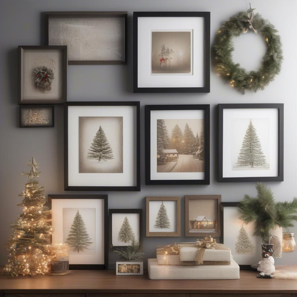 Christmas Wall Art Gallery Wall