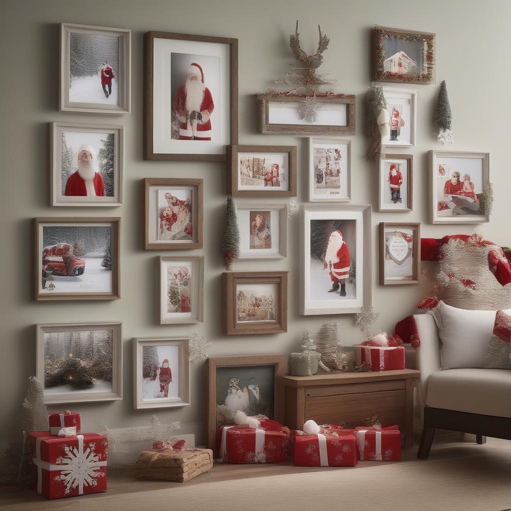 Christmas Wall Picture Gallery Wall