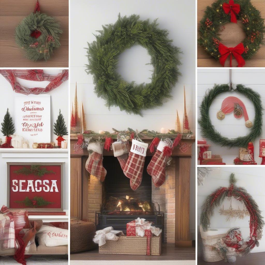 Christmas Wall Sign Decor Ideas