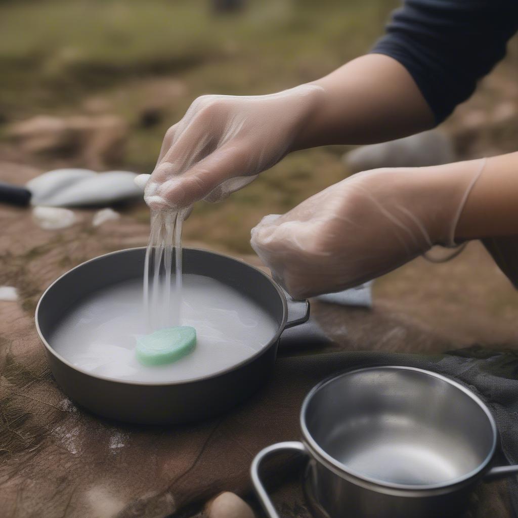 Cleaning Camping Silverware