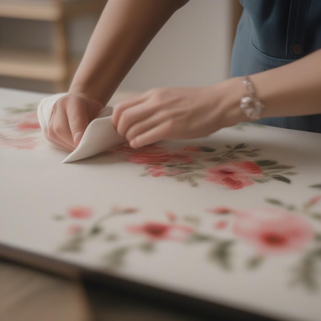 Cleaning a Framed Canvas Picture