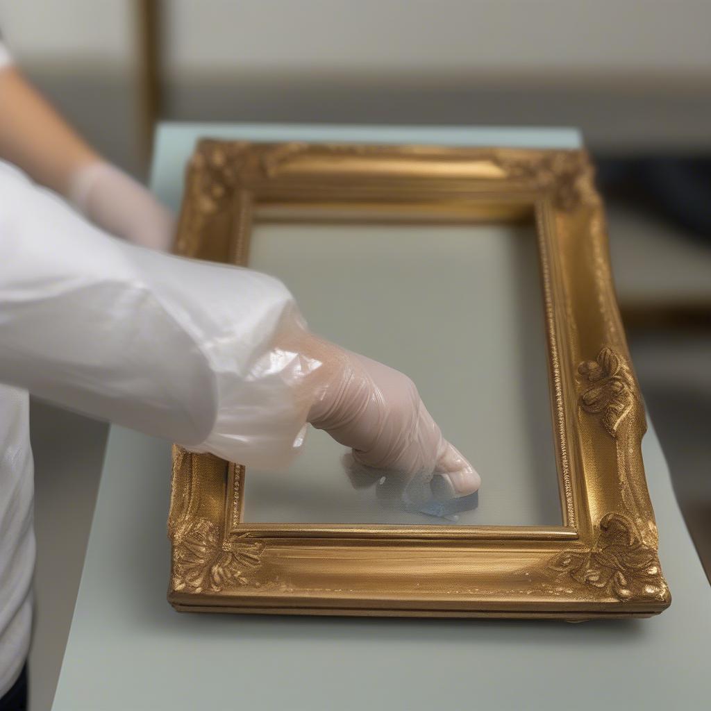 Cleaning Gold Photo Frames